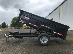 Tractor Implements C&B LITTLE DUMP TRAILER SINGLE AXLE