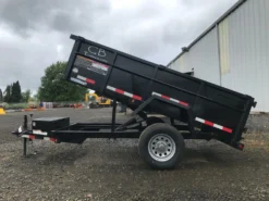 Tractor Implements C&B LITTLE DUMP TRAILER SINGLE AXLE