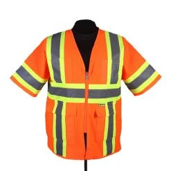 Cowlitz River Rigging Safety & First Aid Safety Vest With Sleeves - Class 3