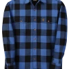 Big Bill Button Flannel Shirt Rugged Work Wear