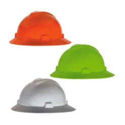 MSA Full Brim Hard Hat Safety & First Aid