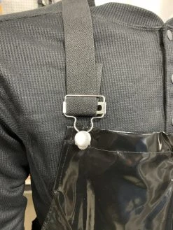 Louisiana Professional Wear Rugged Work Wear Black Rain Bib LPW