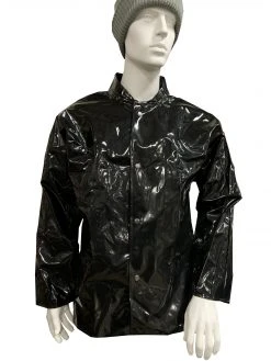 Louisiana Professional Wear Rugged Work Wear Black Rain Jacket LPW