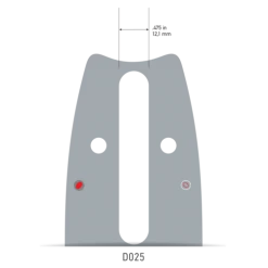 Oregon Power Match Plus Guide Bar - 3/8" - 0.063" Gauge 7 Oregon Power Match Plus Guide Bar - 3/8
