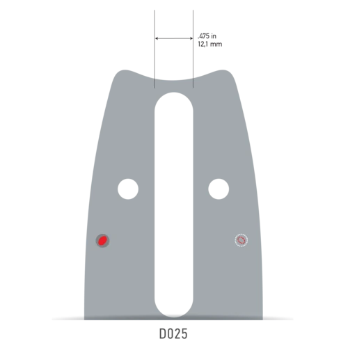 Oregon Power Match Plus Guide Bar - 3/8" - 0.063" Gauge 5 Oregon Power Match Plus Guide Bar - 3/8" - 0.063" Gauge